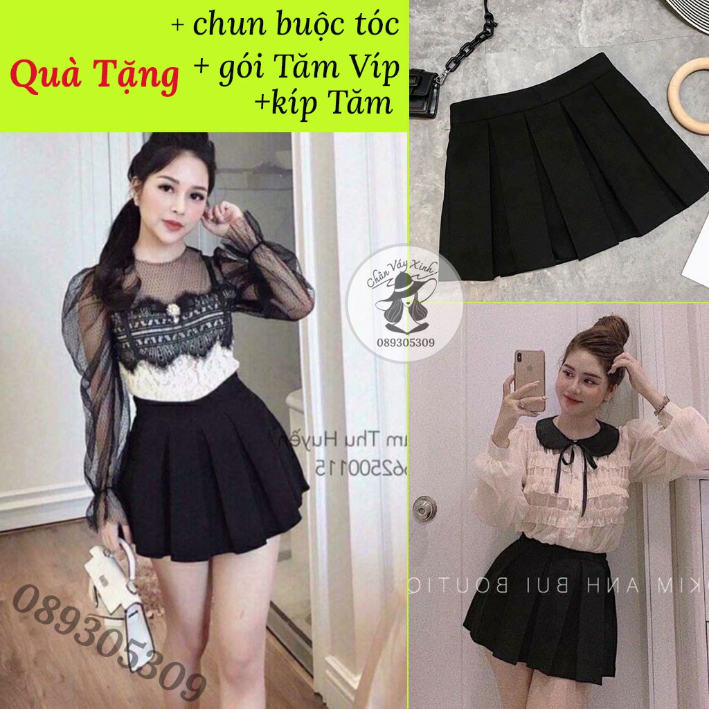 Chân Váy Xếp Ly Trơn 5 Ly...1206...Cao Cấp { Bán Sỉ }