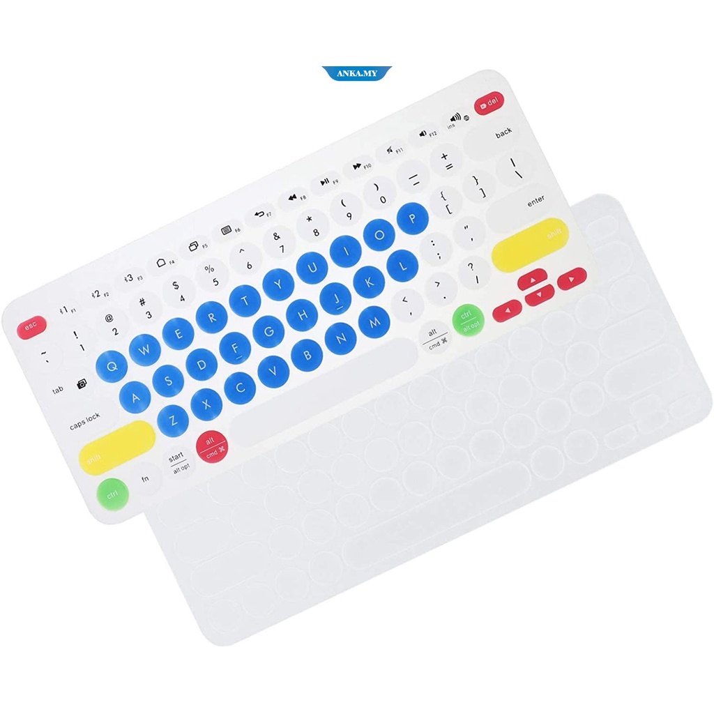 Miếng dán bàn phím Logitech K380 bằng silicone mềm nhiều màu sắc K480