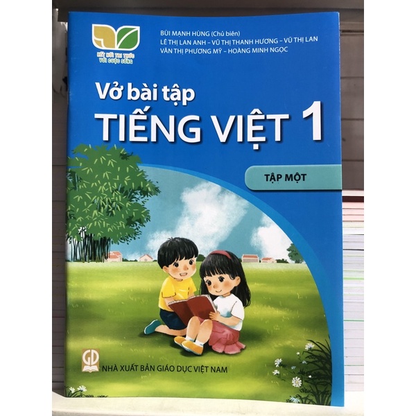 Vỡ bài tập tiếng Việt lớp 1 tập 1 + bao + Bút Chì 2b (thuộc bộ kết nối trí thức)