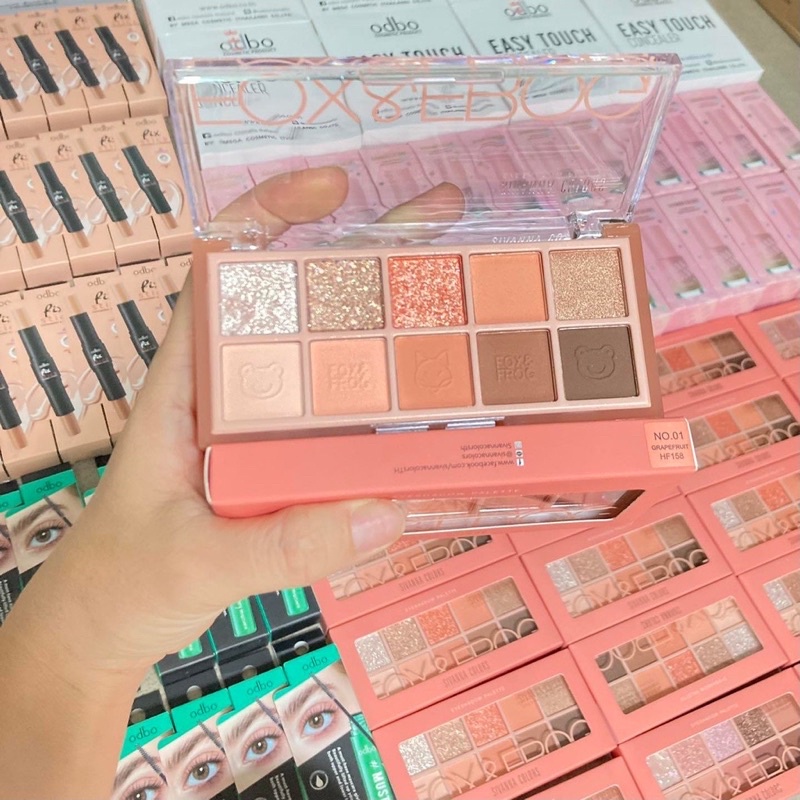 Bảng Phấn Mắt 10 Ô Sivanna Colors Eyeshadow Palette Fox & Frog HF158