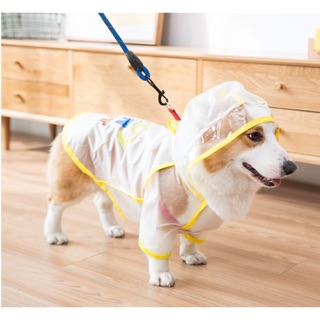 ÁO MƯA CHO CHÓ (pug, corgi,poodle,..) [QUẦN ÁO THÚ CƯNG]