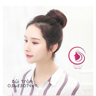 Tóc giả nữ búi tròn💗FREESHIP💗Tóc giả nữ đẹp giá rẻ