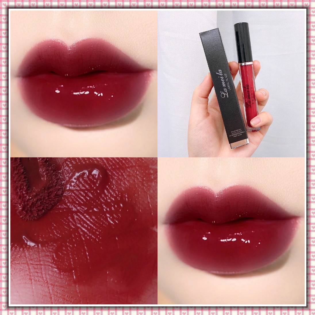 [Hàng mới về] Son kem PINK 5 màu tông lì bóng lâu trôi xinh đẹp