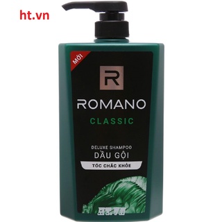 Dầu Gội Đầu 650G Romano Classic Cho Tóc Chắc Khỏe Thơm Hương Nước Hoa chính hãng