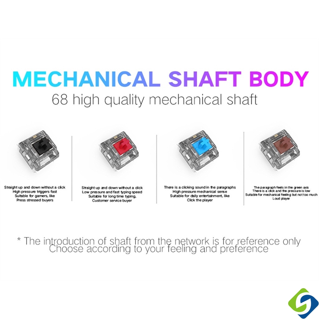 Bàn Phím Cơ Bluetooth Không Dây RK855 68 Phím G68 RGB Dùng Để Chơi Game