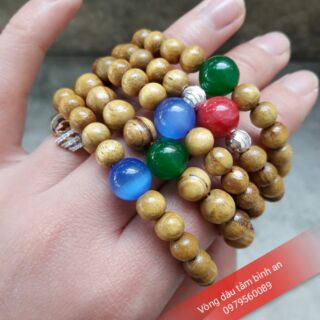 Vòng dâu tằm 1 đá mệnh