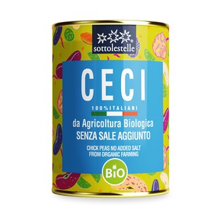 Đậu Gà Hữu Cơ Đóng Hộp 400g Sottolestelle Chickpeas Ready