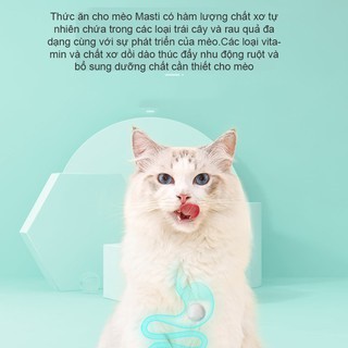 Thức ăn hạt cho mèo MASTI lượng thịt cao,giàu chất xơ giúp boss chắc xương, mềm lông -500G