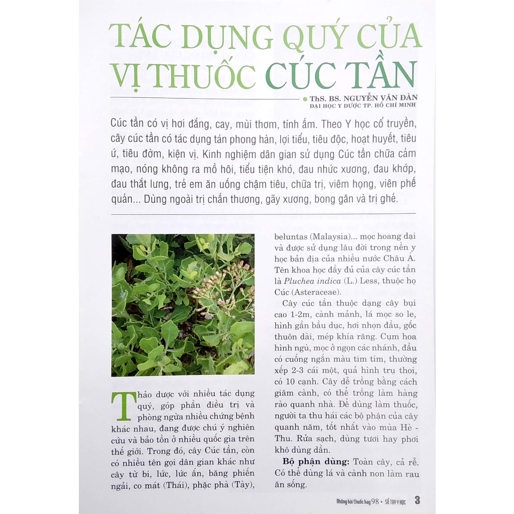 Sách Sổ Tay Y Học - Những Bài Thuốc Hay 98