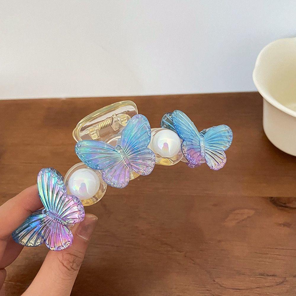 MXGOODS Kẹp Tóc Càng Cua Họa Tiết Hình Học Đơn Giản Ngọt Ngào Thời Trang Mùa Hè Cho Nữ