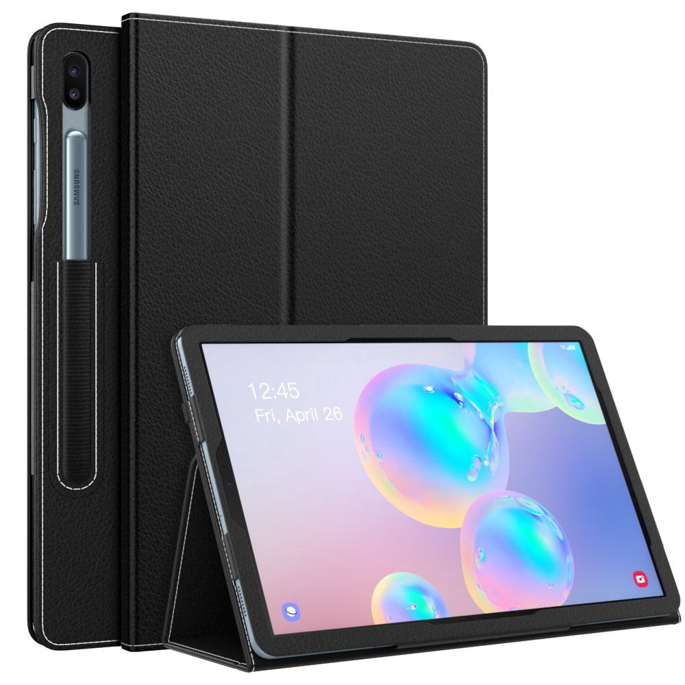 Bao da máy tính bảng bằng PU mềm siêu mỏng nắp gập cho Samsung Galaxy Tab S6 10.5”