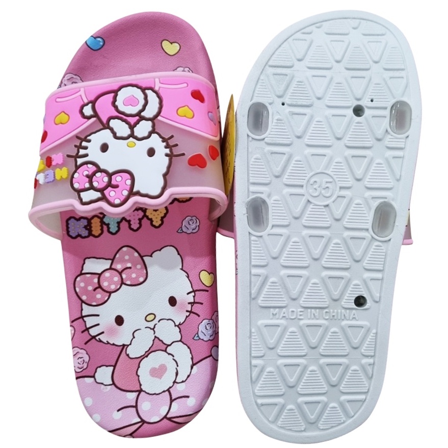 Dép lê thời trang Hello Kitty dành cho bé gái.