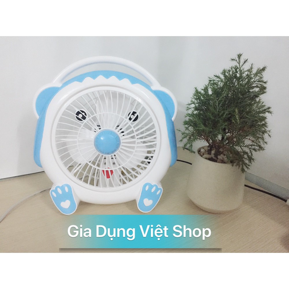 Quạt Mini Để Bàn Cartoon Fan Minion Vàng Siêu Dễ Thương