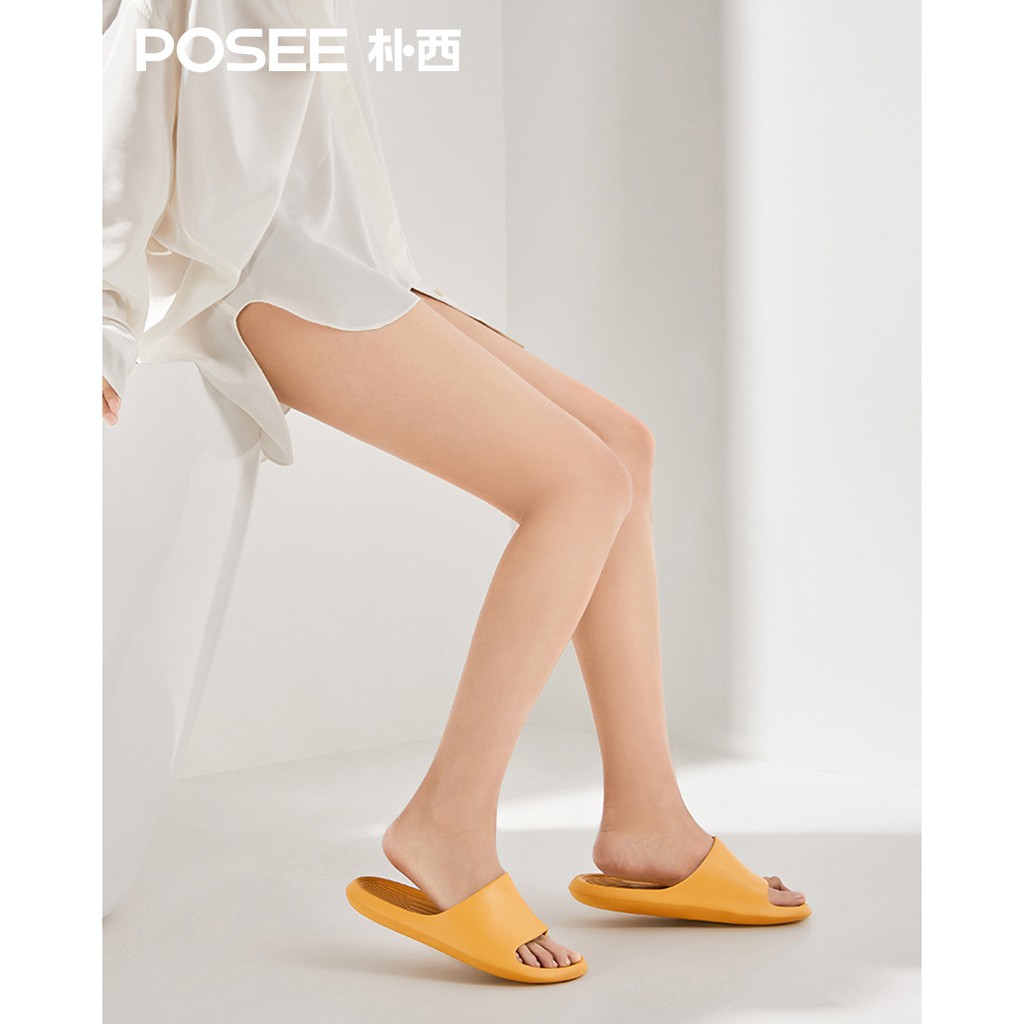 Ready Stock Dép Quai Ngang Posee PS4601-2 Đế Bằng Chống Trượt