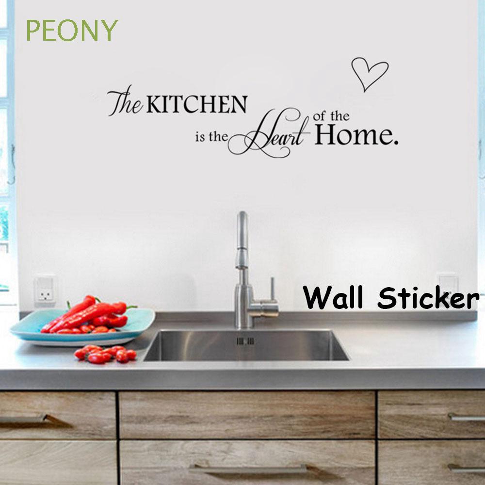 Decal dán tường The Kitchen is the heart of the Home