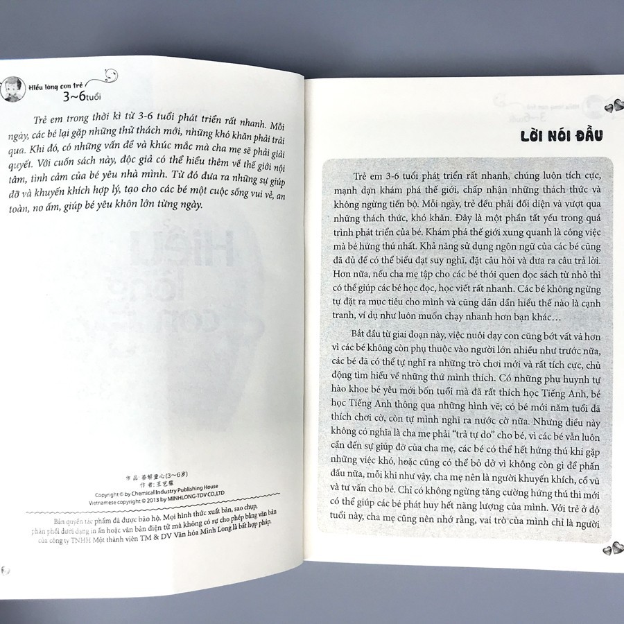 Sách: Hiểu Lòng Con Trẻ 3 - 6 Tuổi