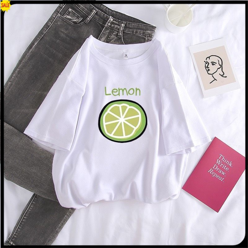 ÁO THUN NỮ MÀU XANH DẠ QUANG CHẤT VẢI THUN COTTON HÀNG FREESIZE 1 CỠ FORM DÁNG RỘNG DƯỚI 65KG MẶC VỪA(TRÁI CHANH) K21