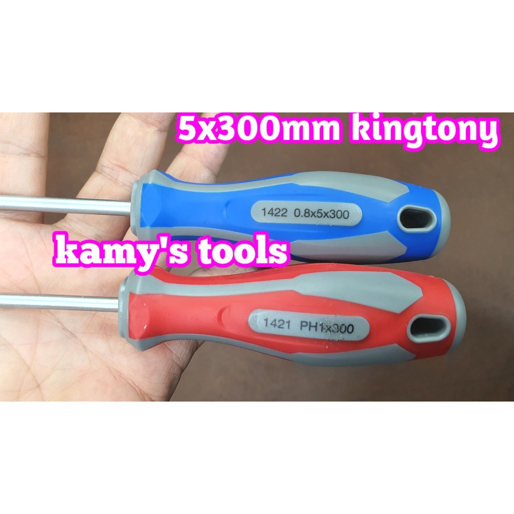 Tua vít bake dẹp kingtony ph1 5mm dài 300mm model 14210112 14220512, tô vít