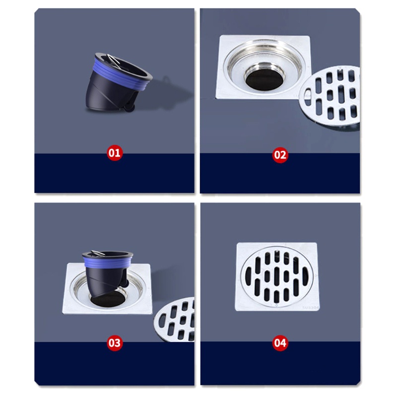 Nắp lọc gắn lỗ thoát nước chống mùi cho nhà bếp nhà tắm chất lượng