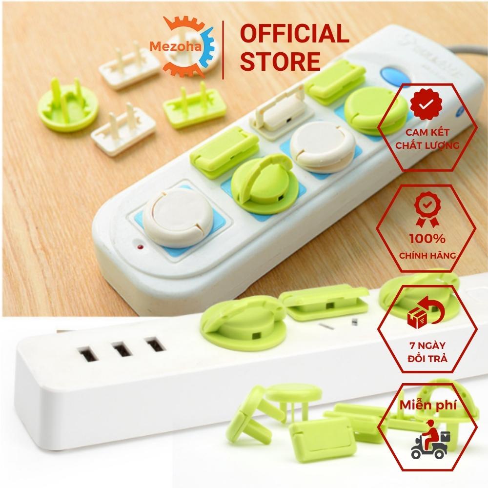 Bịt Ổ Điện 2 Chân 3 Chân Cao Cấp Chống Giật Nhỏ Gọn Chắc Chắn Bảo Vệ An Toàn | Mezoha