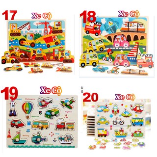 Bộ 5 Bảng Núm Gỗ Loại 22x30 Cm Hàng Chuẩn Đẹp