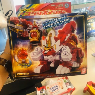 Đồ chơi siêu nhân robo sư tử đỏ kyutama Lion ( nguyên box)