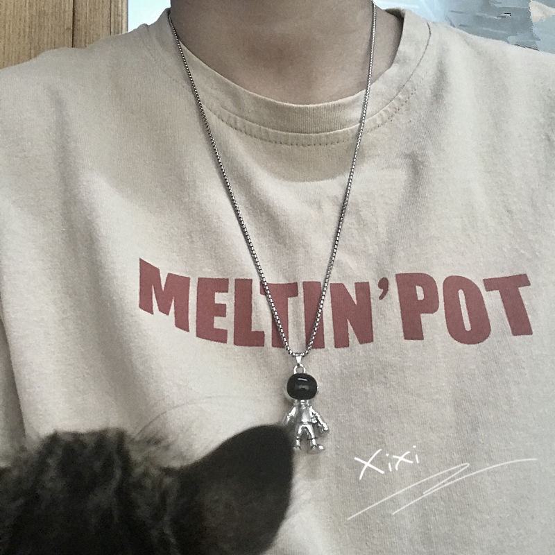 Dây Chuyền Mặt Hình Phi Hành Gia Thời Trang Hip Hop