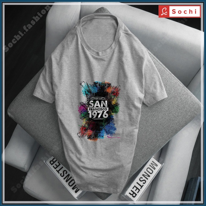 Áo thun nam đẹp thời trang chất cotton in hình phong cách hàng hiệu mã CZ06