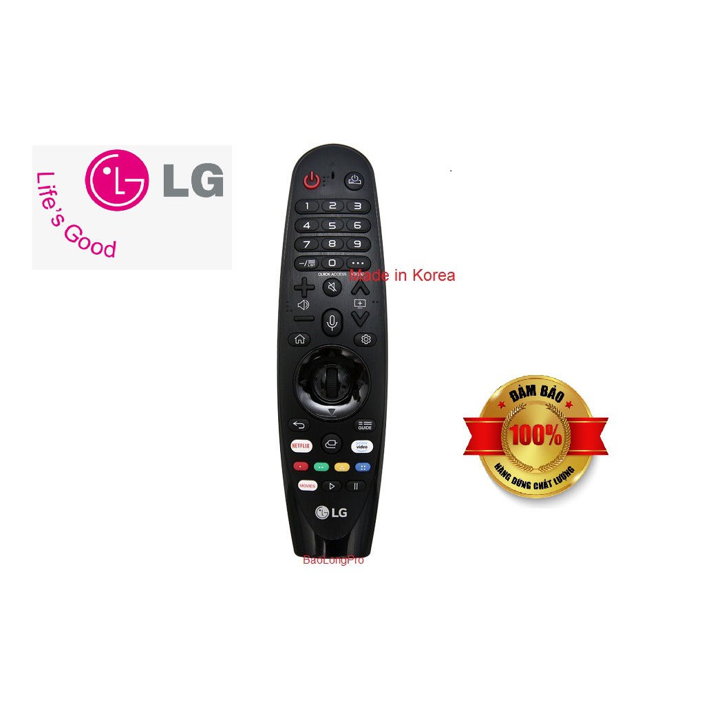 ĐIỀU KHIỂN THÔNG MINH LG MR19BA DÙNG CHO TIVI SMART NĂM 2019 -Made in Korea - Hàng chính Hãng