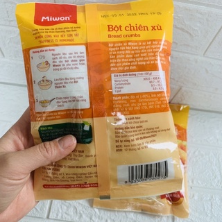 Bột chiên Xù màu trắng 100g Mới