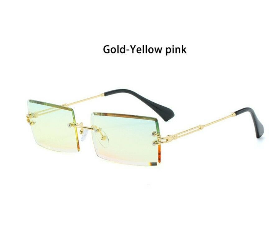 Kính Mát Hình Chữ Nhật Không Viền Chống Tia Uv400 Hiện Có 5 Màu