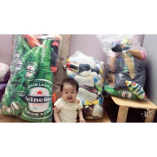 GỐI ÔM 3D CHAI BIA