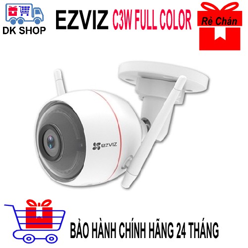 Camera IP Wifi 2MP EZVIZ C3W Full Color - Chính Hãng - Bảo Hành 24 Tháng