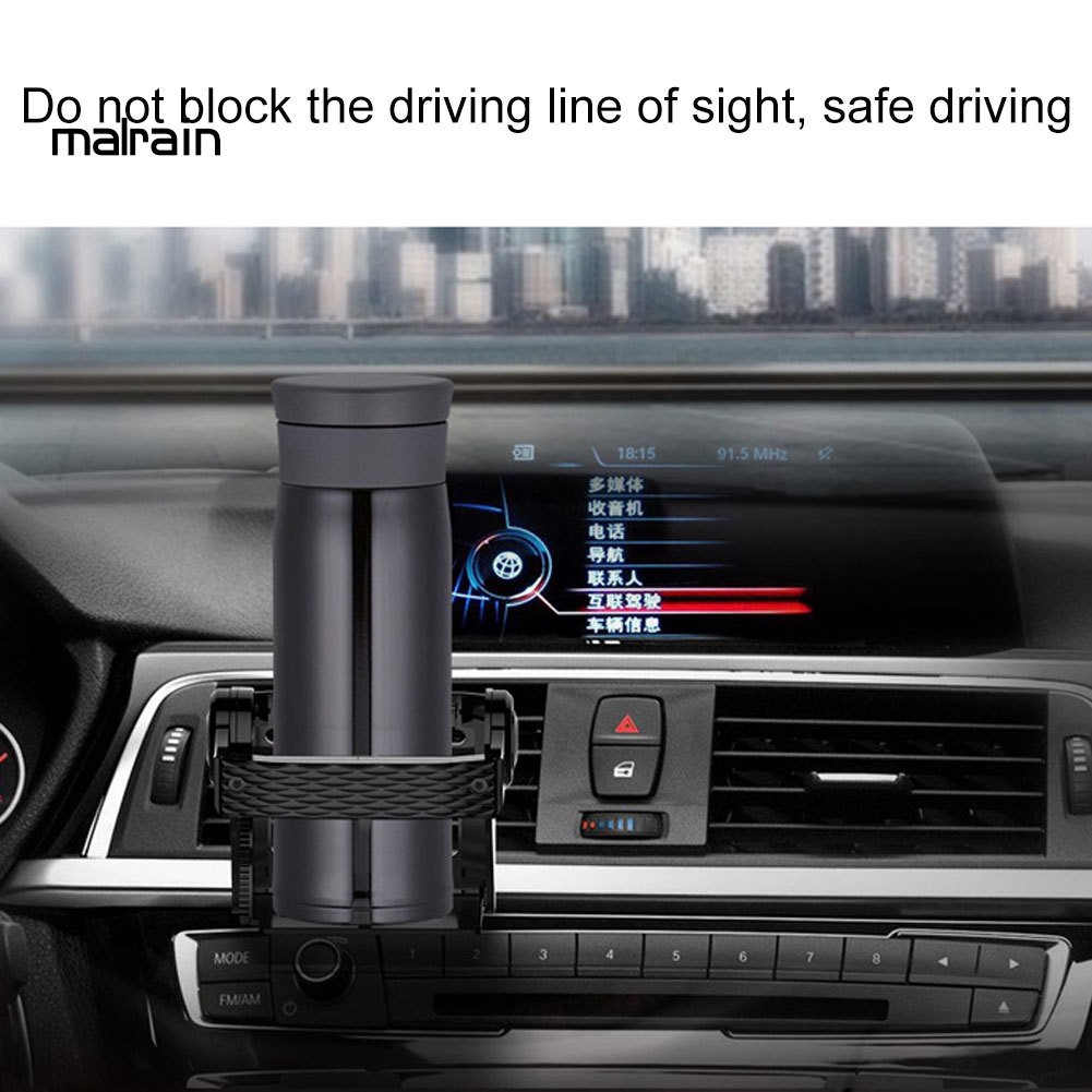 Giá đỡ chai nước gắn khe điều hòa xe hơi