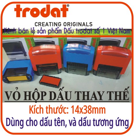 Hộp dấu thay thế dấu tên Trodat 4911 (14x38mm)