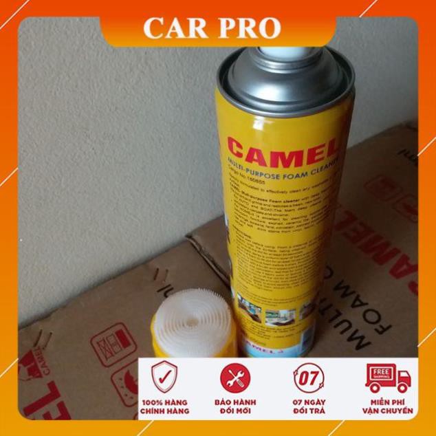 Bình xịt tẩy vệ sinh nội thất ô tô chính hãng Camel - CAR PRO