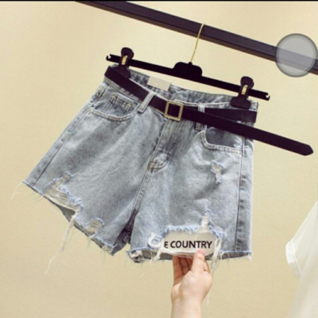 [ Mã FAMAYWA giảm 10K đơn 50K] Quần short jean lai rách đắp vải đẹp mê, hình thật quần chụp sàn