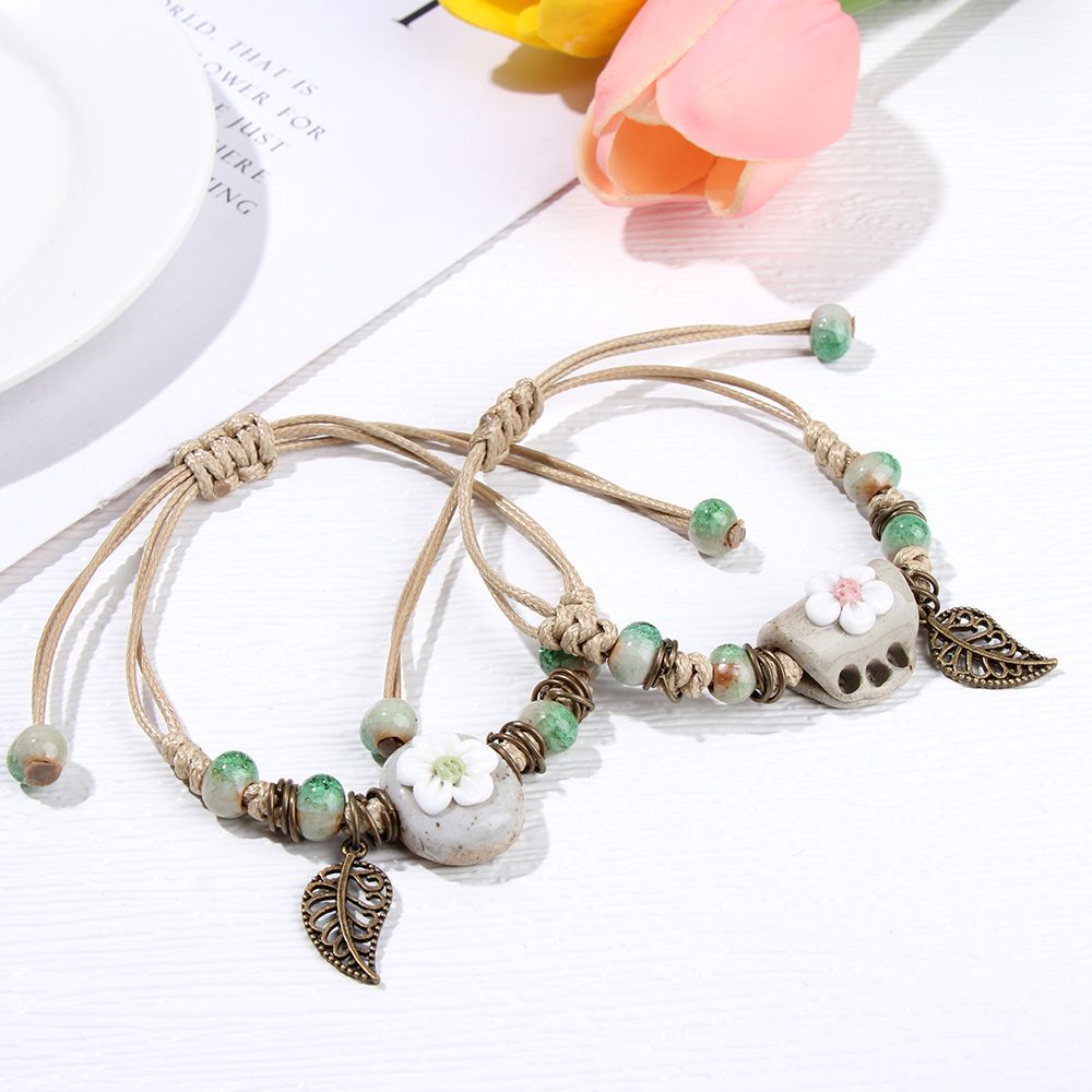 LUOL [Hàng giao ngay]Vòng tay chuỗi hạt dễ thương ngọt ngào thanh lịch sáng tạo cho học sinh nữ