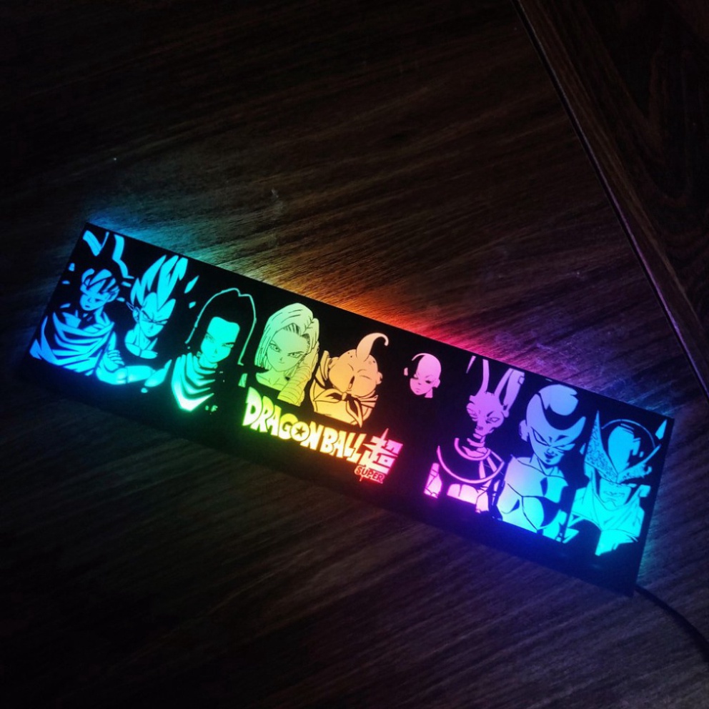 ☑  ▶️ Tấm che nguồn PC Led 5v ARGB hình DragonBall, đồng bộ màu Hub giá tốt, Mainboard