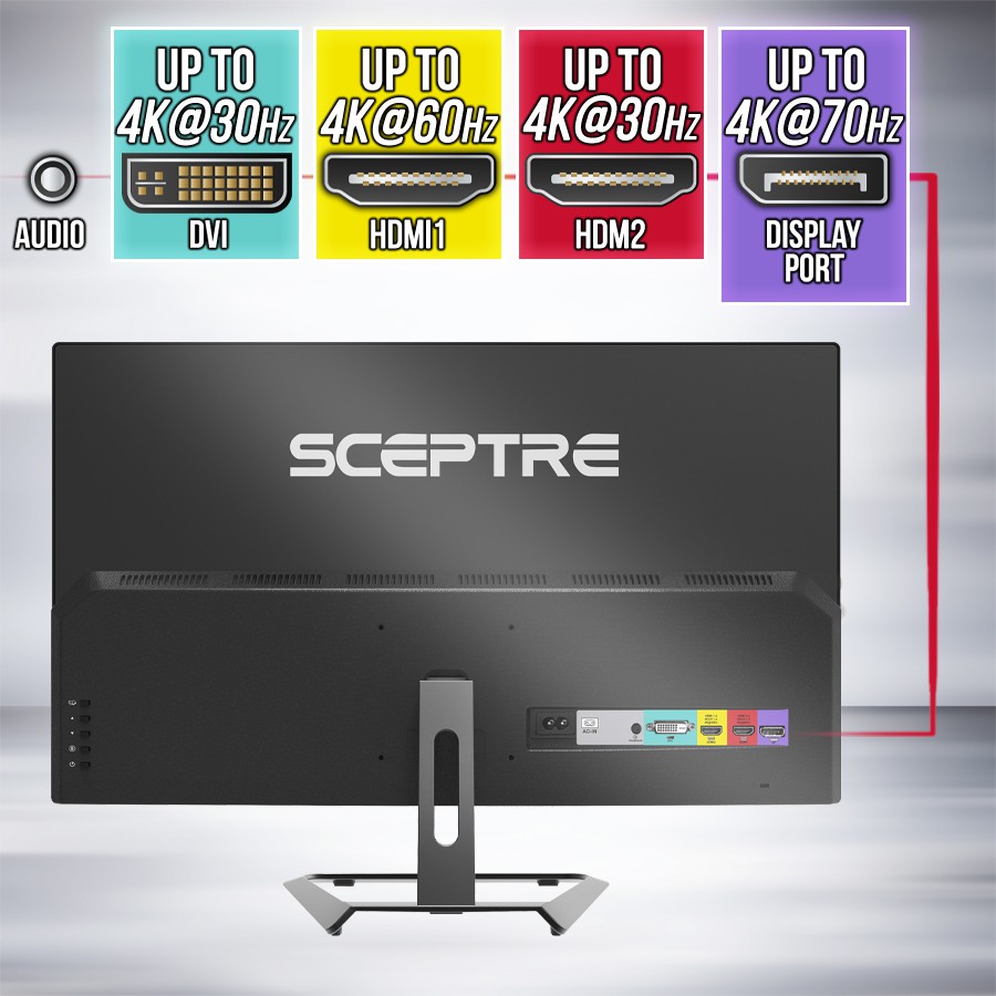 Màn hình máy tính mới SCEPTRE U275W-4000R 27inch 4K UHD Monitor | BigBuy360 - bigbuy360.vn