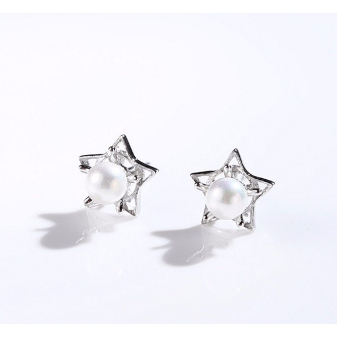 Bông Tai Ngôi Sao Bạc 925 Cao Cấp S536