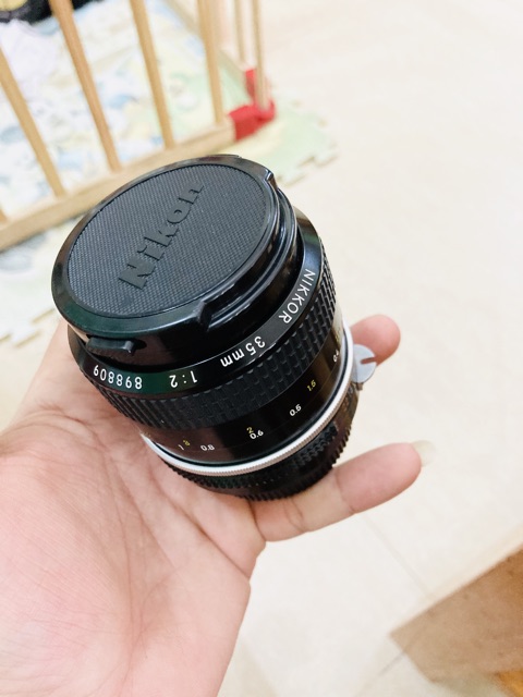 Ống kính chụp ảnh, Lens Nikon 35f2, Nikon K 35mm f2 non AI