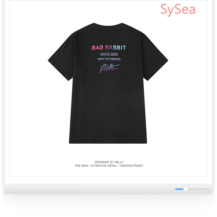 Áo Thun Tay Ngắn Dáng Rộng Vải Cotton In Hình Graffiti Thời Trang Mùa Hè