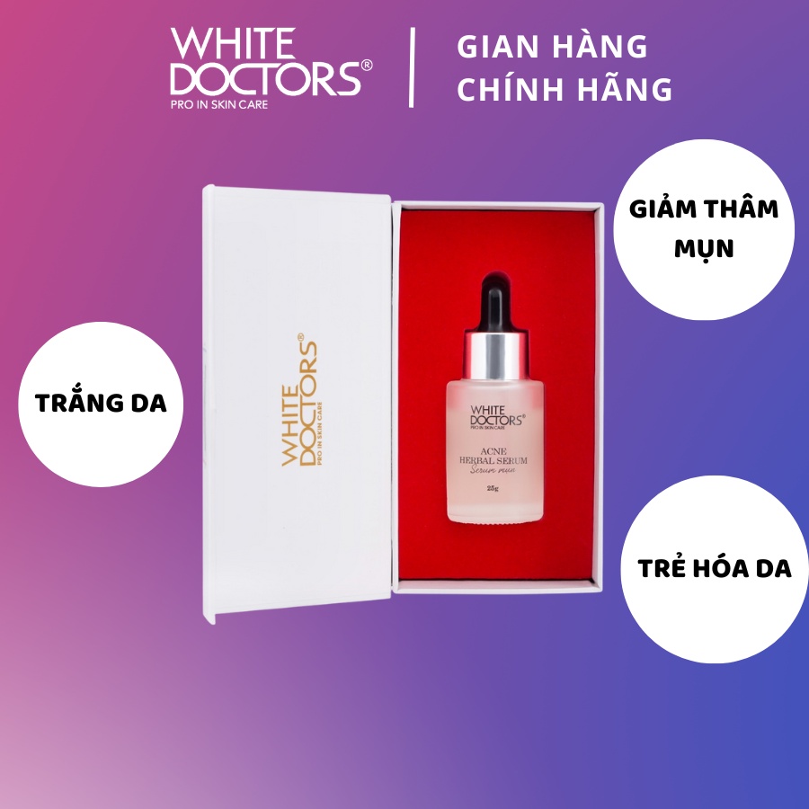 Serum giảm mụn White Doctors Acne Herbal Serum 25g