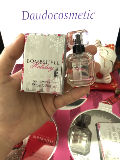 [ set mini ] Tách Set Nước hoa Victoria Secret Bombshell EDP - Bombshell Intense - Bombshell Holiday 7.5ml