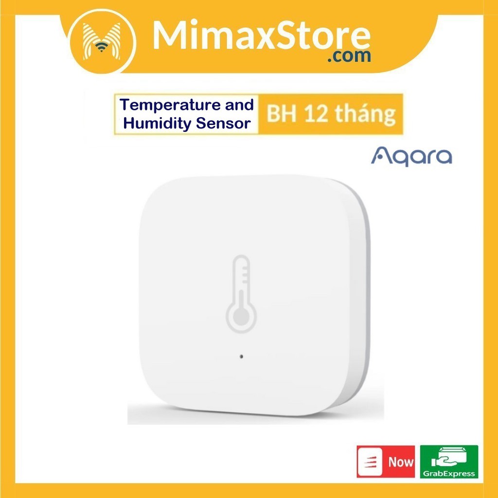 Cảm Biến Nhiệt Độ Và Độ Ẩm Aqara Temperature And Humidity Sensor WSDCGQ11LM | Hàng Chính Hãng | Bảo Hành 12 Tháng