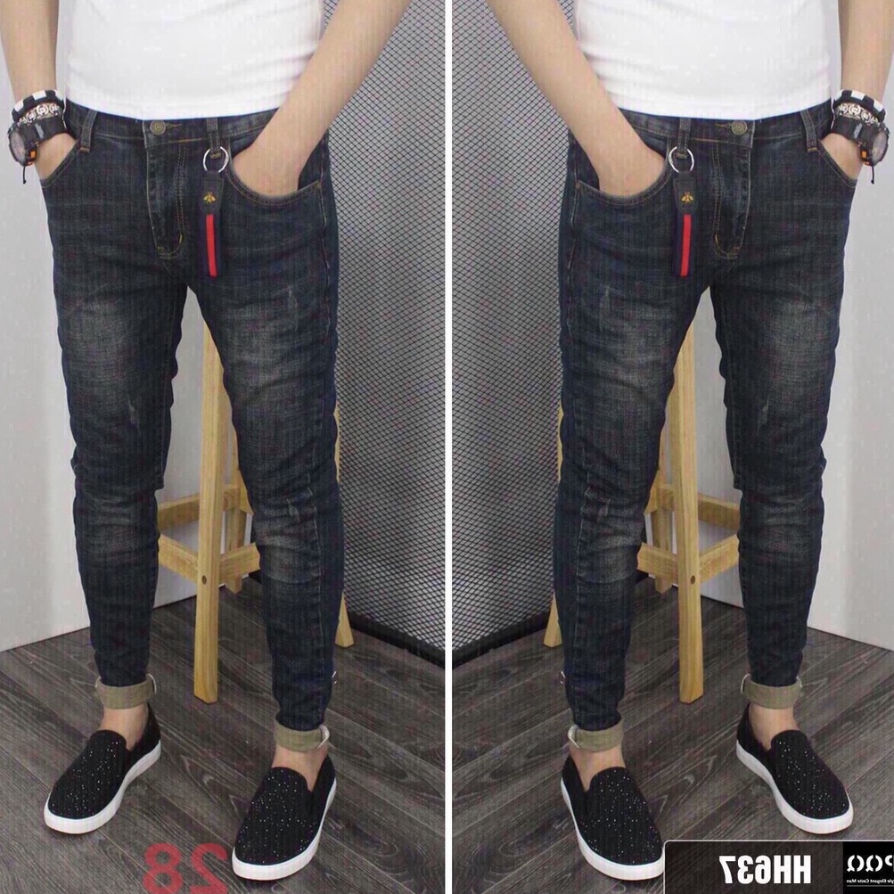 Quần jean nam đen cao cấp - Chất liệu Denim, co dãn tốt Thời Trang Nam Nữ Gemini KVS28