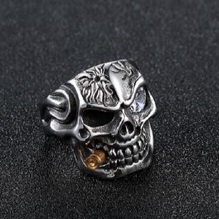  Nhẫn thiết kế hình đầu lông phong cách vintage độc đáo