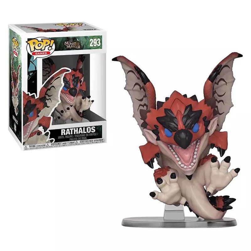 Mô hình hãng thứ 3 - Rathalos (Monster Hunter) cao 12 cm - theo mẫu Funko Pop Games 293