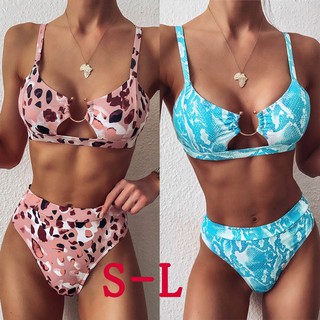 Bikini Nâng Ngực In Họa Tiết Da Báo Gợi Cảm Dành Cho Nữ